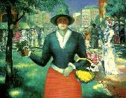 Kazimir Malevich flower girl china oil painting artist
